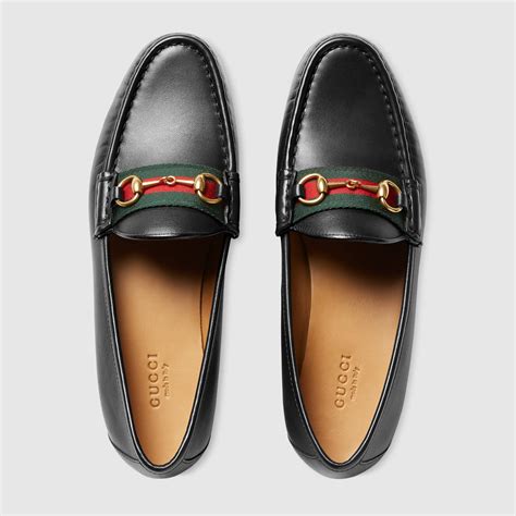 gucci leater loafers|Gucci leather loafers women.